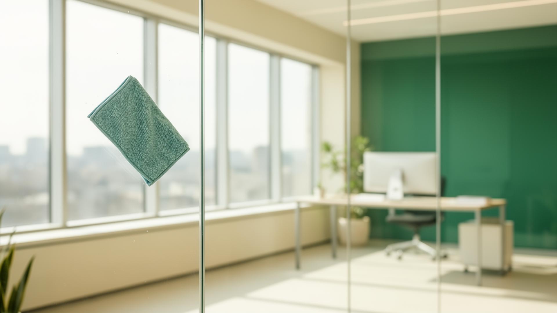 Bureau lumineux et impeccablement nettoyé